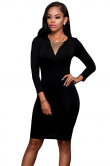 Long Sleeves Bodycon Dress