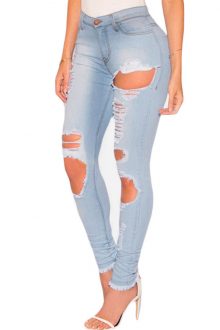 Light destroyed Skinny Jeans