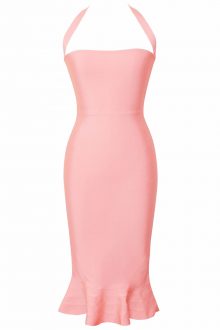 Halter Mermaid Bandage Dress